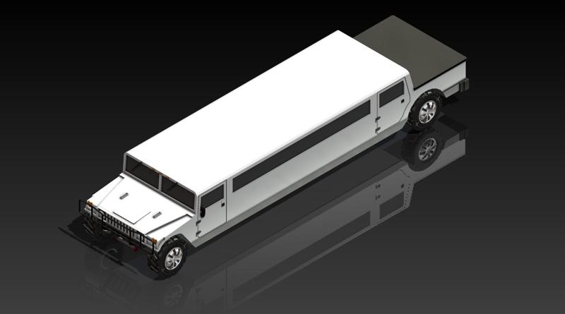 HUMMER H1 LIMOUSINE SCALE 1:35