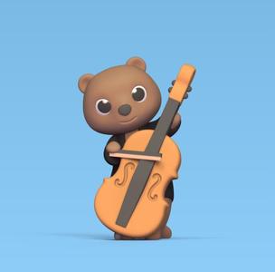 Otter Playing Cello