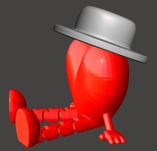 HEART WITH HAT tango