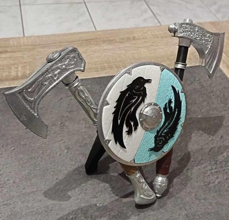 Vikings Decoration - Shield + Axes