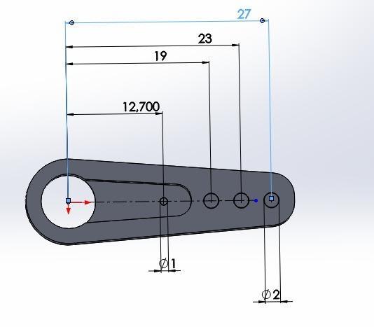 Servo 9g arm extender
