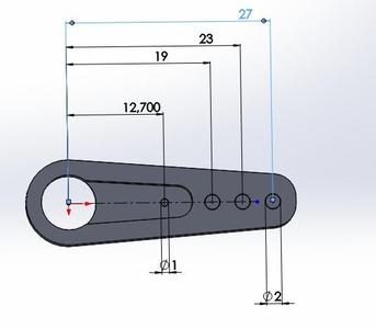Servo 9g arm extender