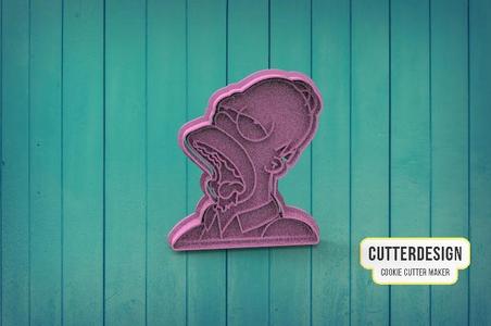 Homer Simpson Cookie Cutter M1