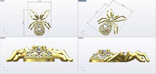 spider brooch