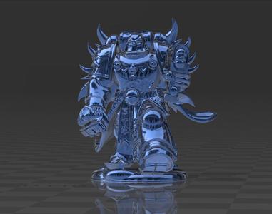 FREE - FREE - WARGAME STYLE WARRIOR WITH BASE | Warrior with base wargame style in appreciation of my followers