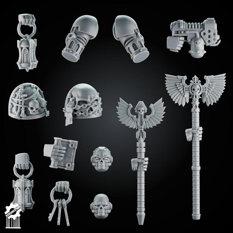 Zealot Preacher Conversion Kit - Heroic 32mm Scale - Grimdark Accessories [Supported] : Zen Cart!