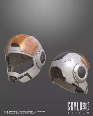 New Republic Trooper Helmet EU Invasion STL Files