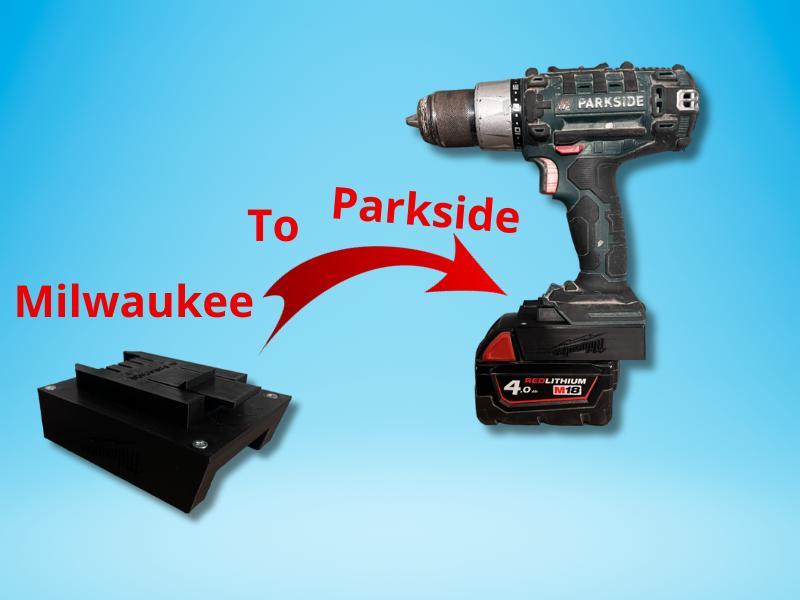 Battery Adapter milwaukee to parkside