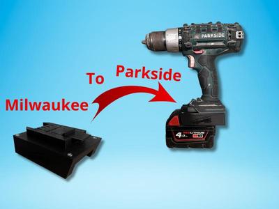 Battery Adapter milwaukee to parkside