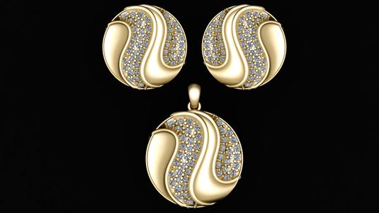 arabian style locket set 3d printable model