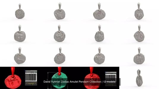 David Yurman Zodiac Amulet Pendant Collection