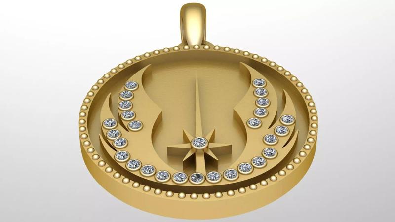 KEY COIN PENDANT 3D PRINTABLE MODEL