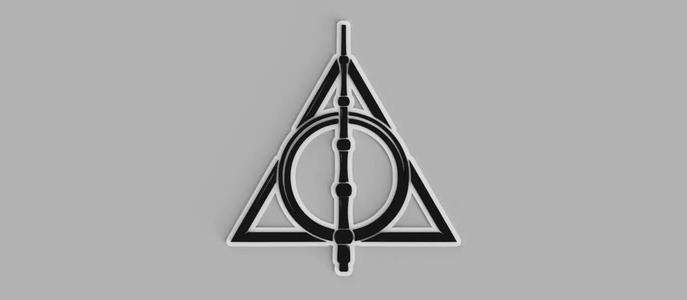 Deathly Hallows Symbol Harry Potter Wall Chart