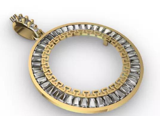 Mexican Centenario 38mm coin bezel pendant frame