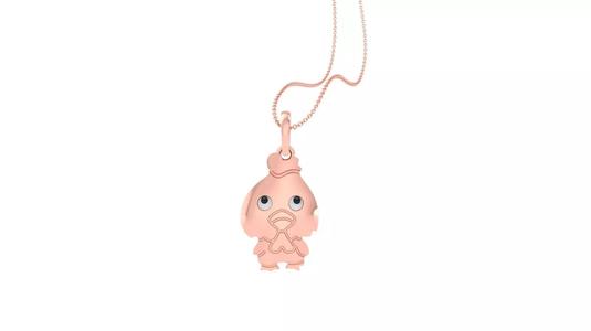 Tweet Bird Light Weight Kids Pendant Necklace Charms 3dm stl obj