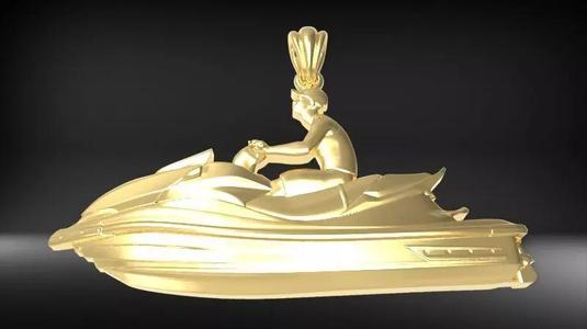 Jetski Rider Pendant