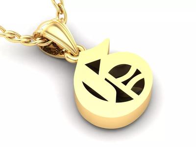 G Letter Pendant Alphabet Version 6