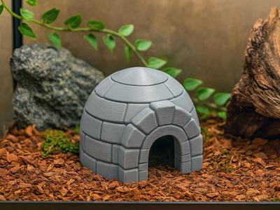 Stone Igloo Hide for Terrariums