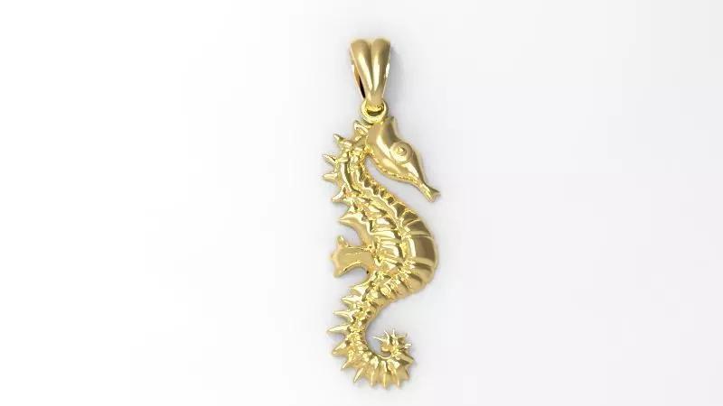 SUMMERTIME SEAHORSE PENDANT NECKLACE JEWELRY CHARM
