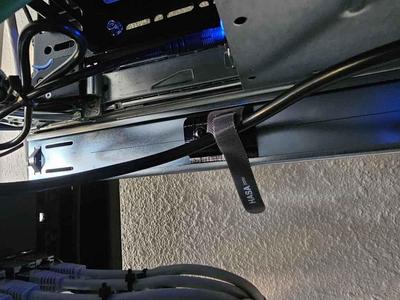 Dell A5 rail cable management