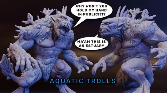 Aquatic Troll (DND / TTRPG)