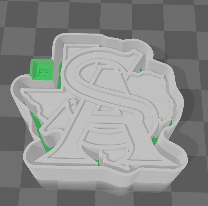 SA Texas Freshie mold