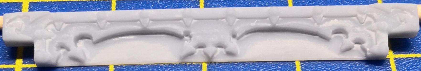 Chaos space marines Rhino front panel trims / decorations (Type A)