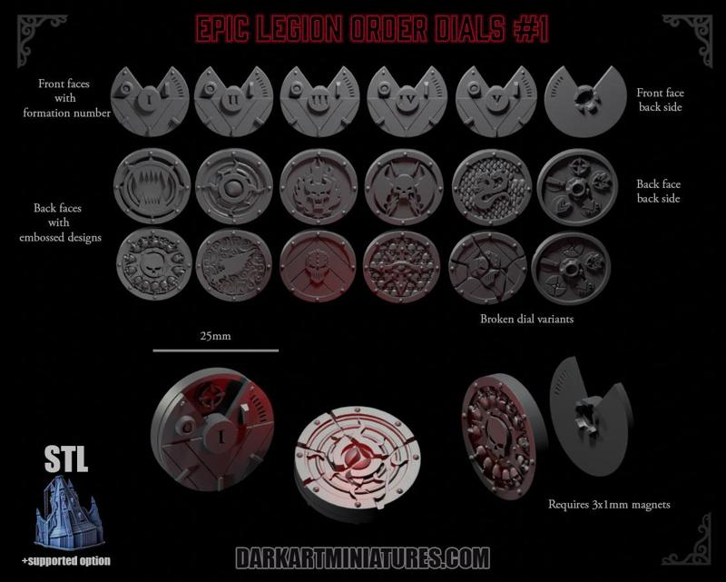 Epic Legion Order Dials #1