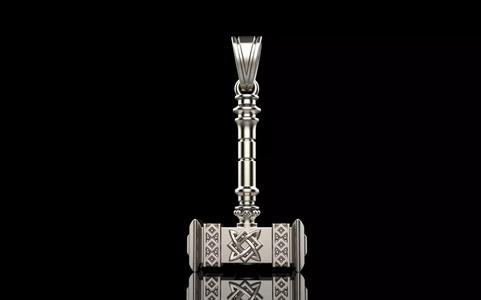 Thor hammer Mjollnir pendant model 1068