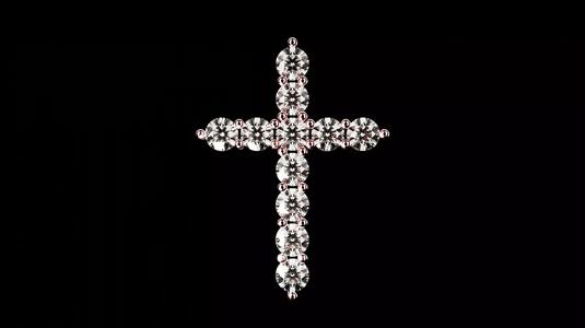 Tiffany Cross Pendant