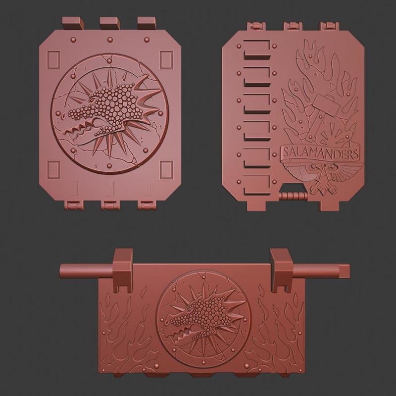 Salamanders Land Raider Doors