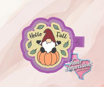 Hello Fall Gnome Freshie Mold