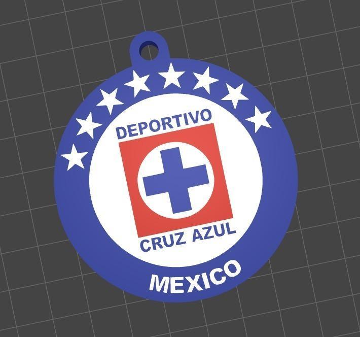 Cruz Azul escudo llavero