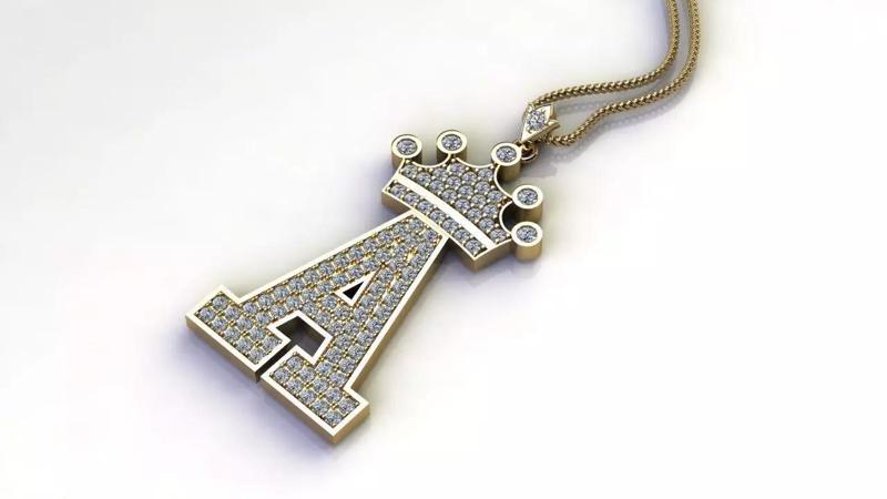 A Letter Pendant