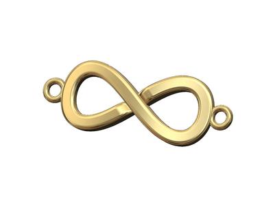Infinity pendant and bracelet charm 3D print model