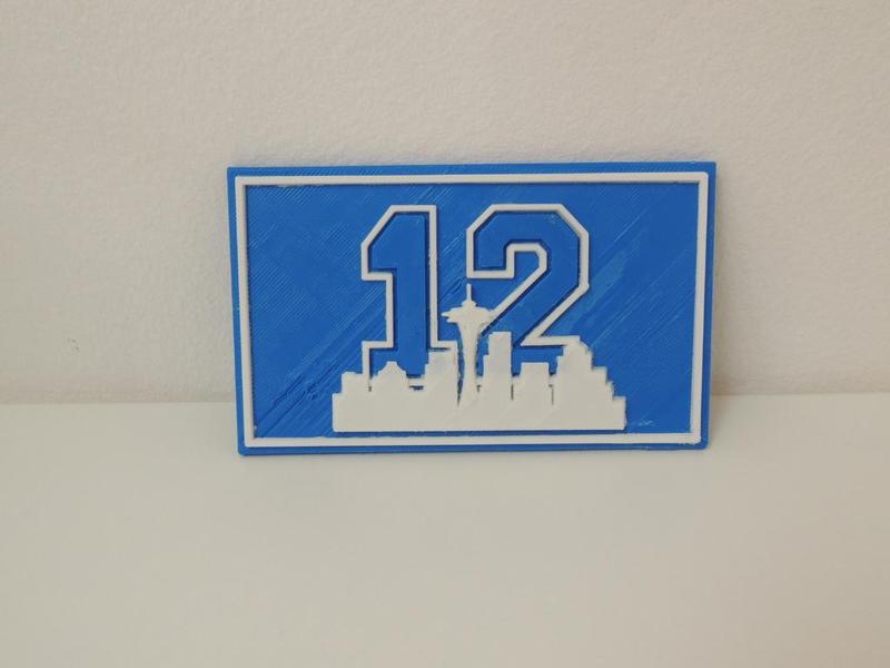 Seattle 12th Man Plaque