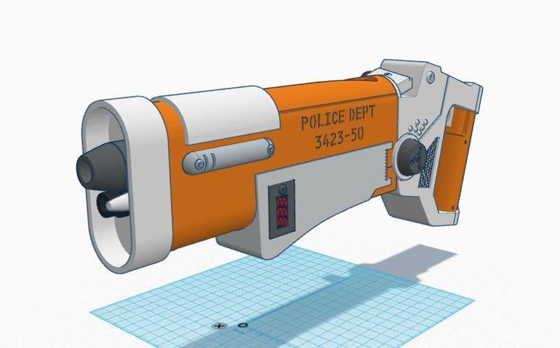 The Fifth Element Police Blaster