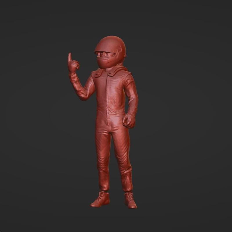 FIGURE F1 CHAMPION, TYPE VETTEL WHIT HELMET