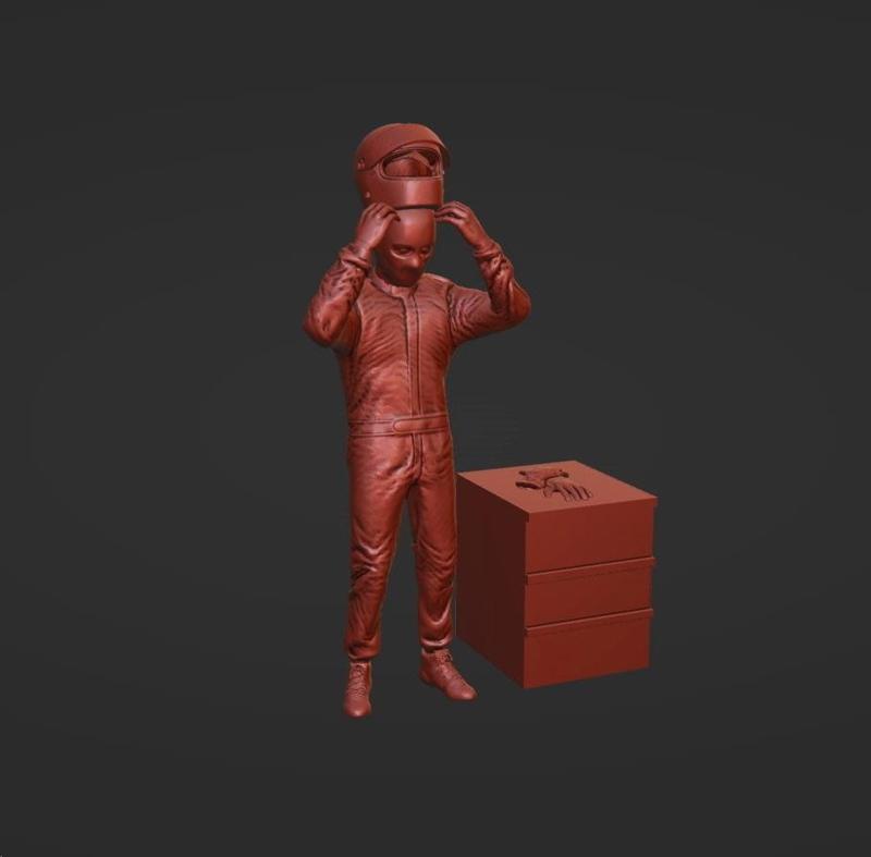 F1 SUIT 80', HELMET, GLOVES