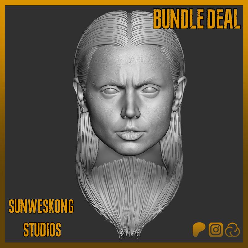 Eve Macarro "The Ballerina" Headsculpt Bundle Pack