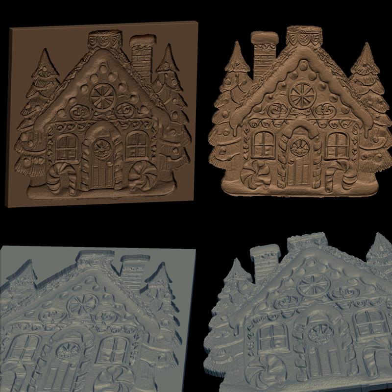Gingerbread House-mold for Christmas cookies