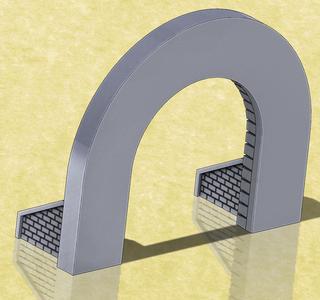 N Scale Tunnel Portals