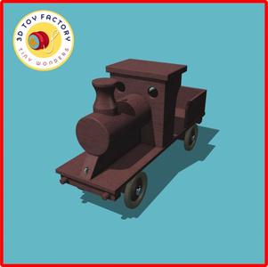 Wooden Train Toy