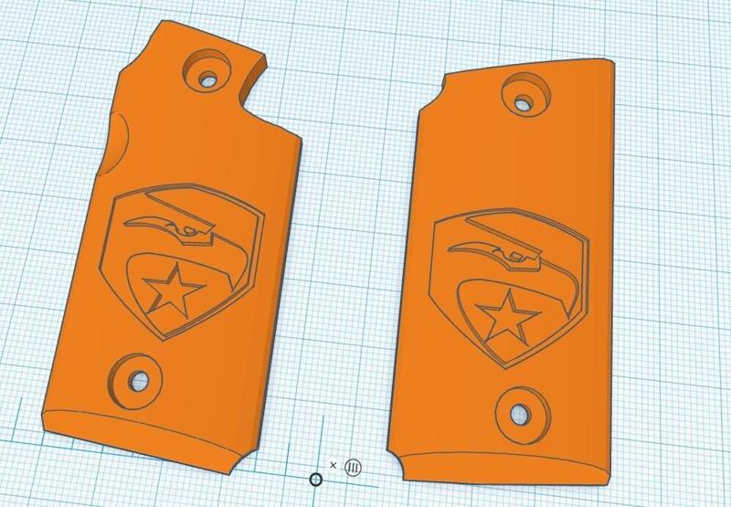 P238 GI JOE Falcon Logo Grip Panels