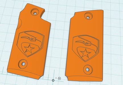 P238 GI JOE Falcon Logo Grip Panels