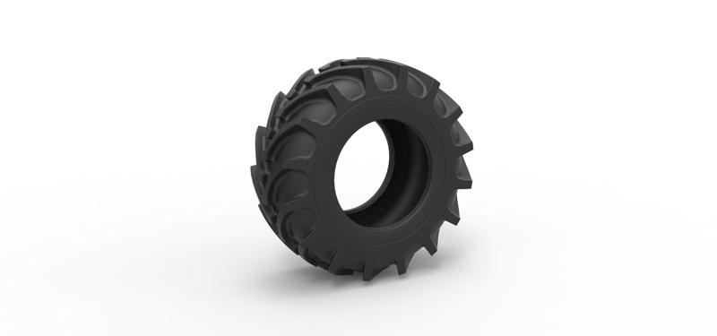 Tractor tire 37 Scale 1:25