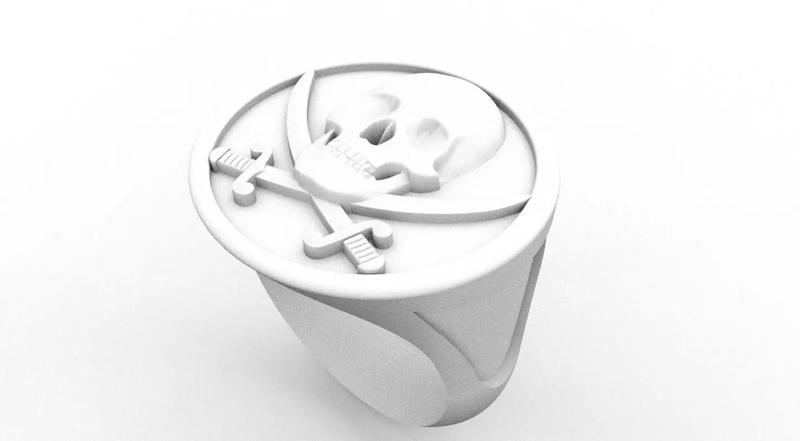 SKULL RING ANILLO CALAVERA