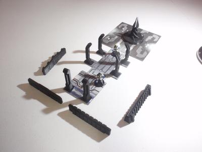 SciFi Pillars, Barricades and Obelisk