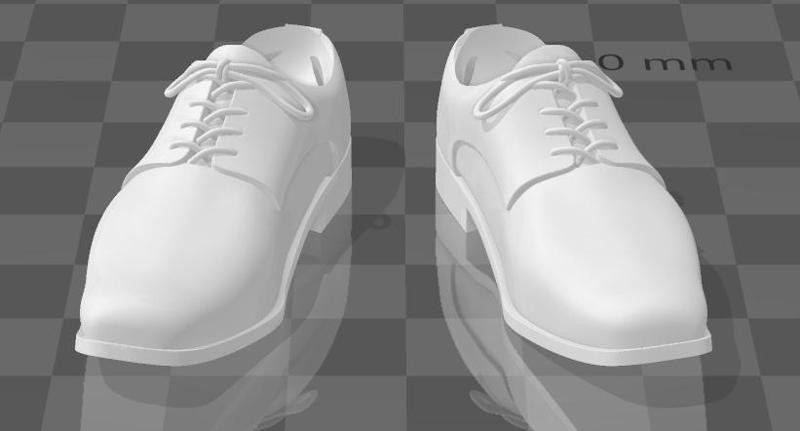 shoes 1/6 scale