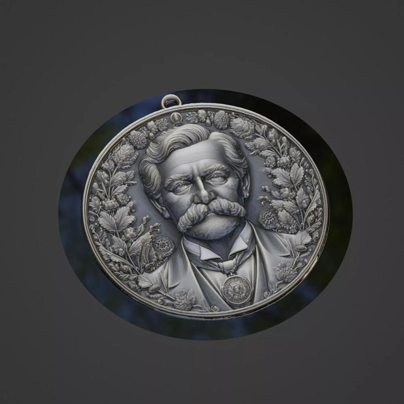 Wilhelm Conrad Rontgen Medallion